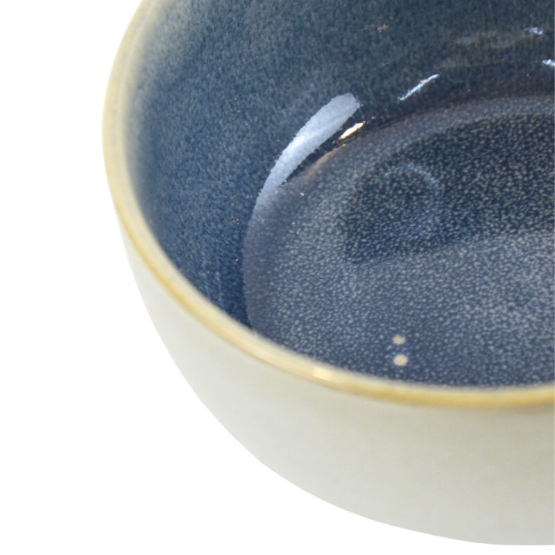 Bowl Bombe 15cm c/borde marrón GRIS/AZUL