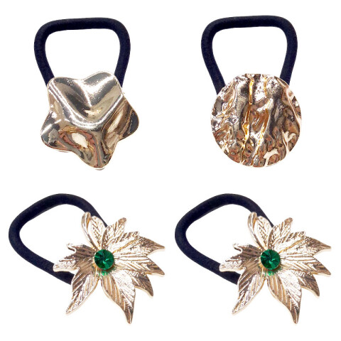 Colitas para el cabello doradas Colitas Para El Cabello Doradas