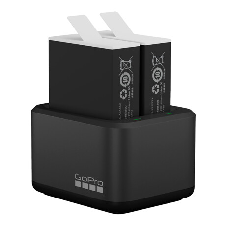 Gopro - Cargador Doble + 2 Baterías Recargables para Hero 9/10 Black Enduro ADDBD-211 - Li-ion 1720M 001
