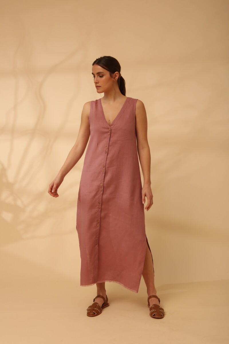 VESTIDO VESTA Rosa Viejo