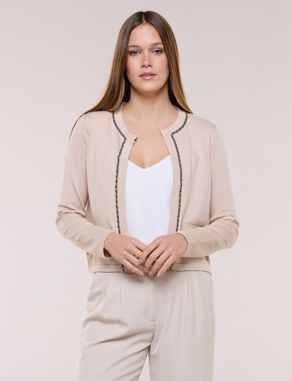 Cardigan Cadena BEIGE