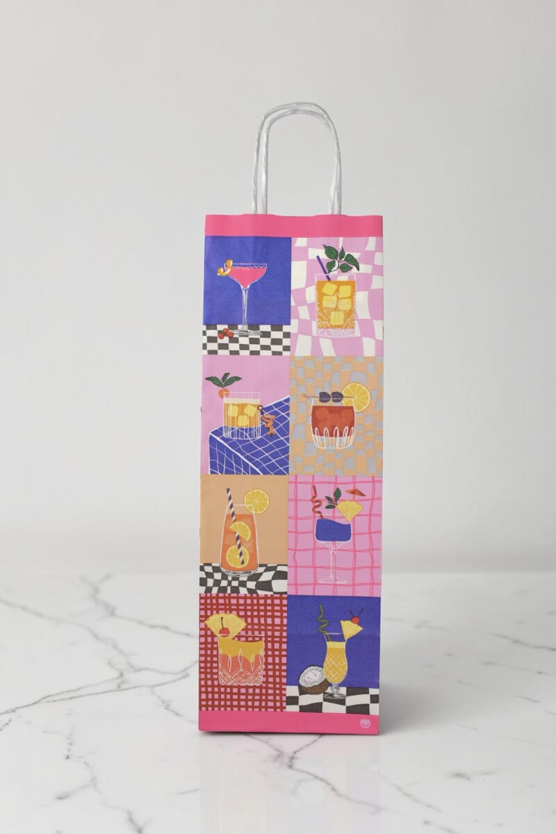 Bolsa 14x08x40 cm - COKTAILS 
