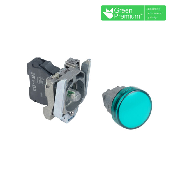 Piloto led verde ø22mm IP67 24V ac/dc TL5373