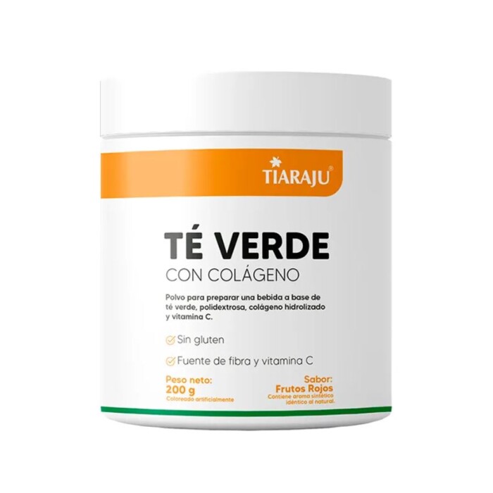 TIARAJU TÉ VERDE CON COLAGENO FCO 200GR única