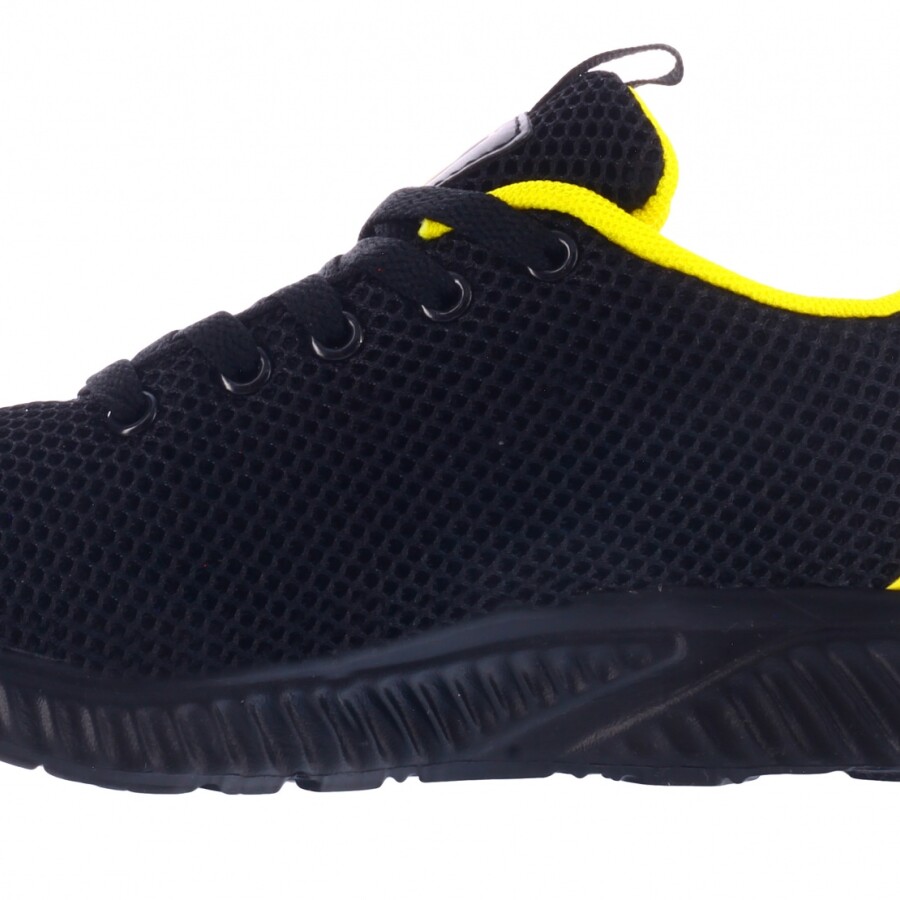 Championes Infantiles Peñarol Run Basic Kids Negro - Amarillo