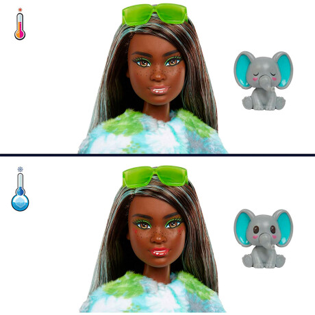 Muñeca Barbie Cutie Reveal Con Disfraz + Accesorios Barbie Elefante