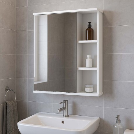 ESPEJO BOTIQUIN DE BAÑO MDP BLANCO MILO