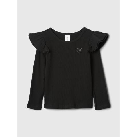 V-JPN LS RFL RIB T BLACK