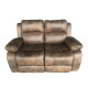 Recliner sofa 2 CUERPO color MARRON GASTADO Recliner sofa 2 CUERPO color MARRON GASTADO