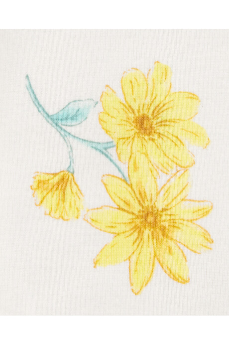 Pack cinco bodies de algodón, diseño floral Pack cinco bodies de algodón, diseño floral