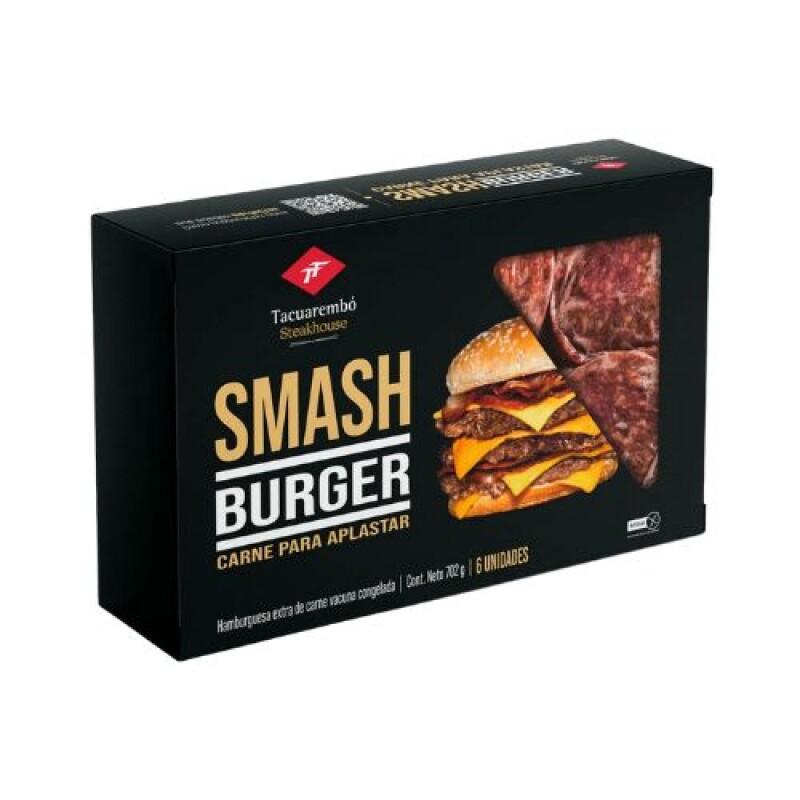 Hamburguesa Smash Tacuarembó - 6 ud. - 702 g Hamburguesa Smash Tacuarembó - 6 ud. - 702 g
