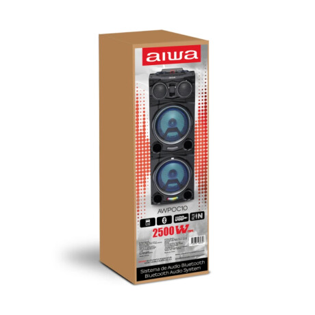 Parlante activo Aiwa AW-POC10 2500W PMPO AW-POC10 Negro