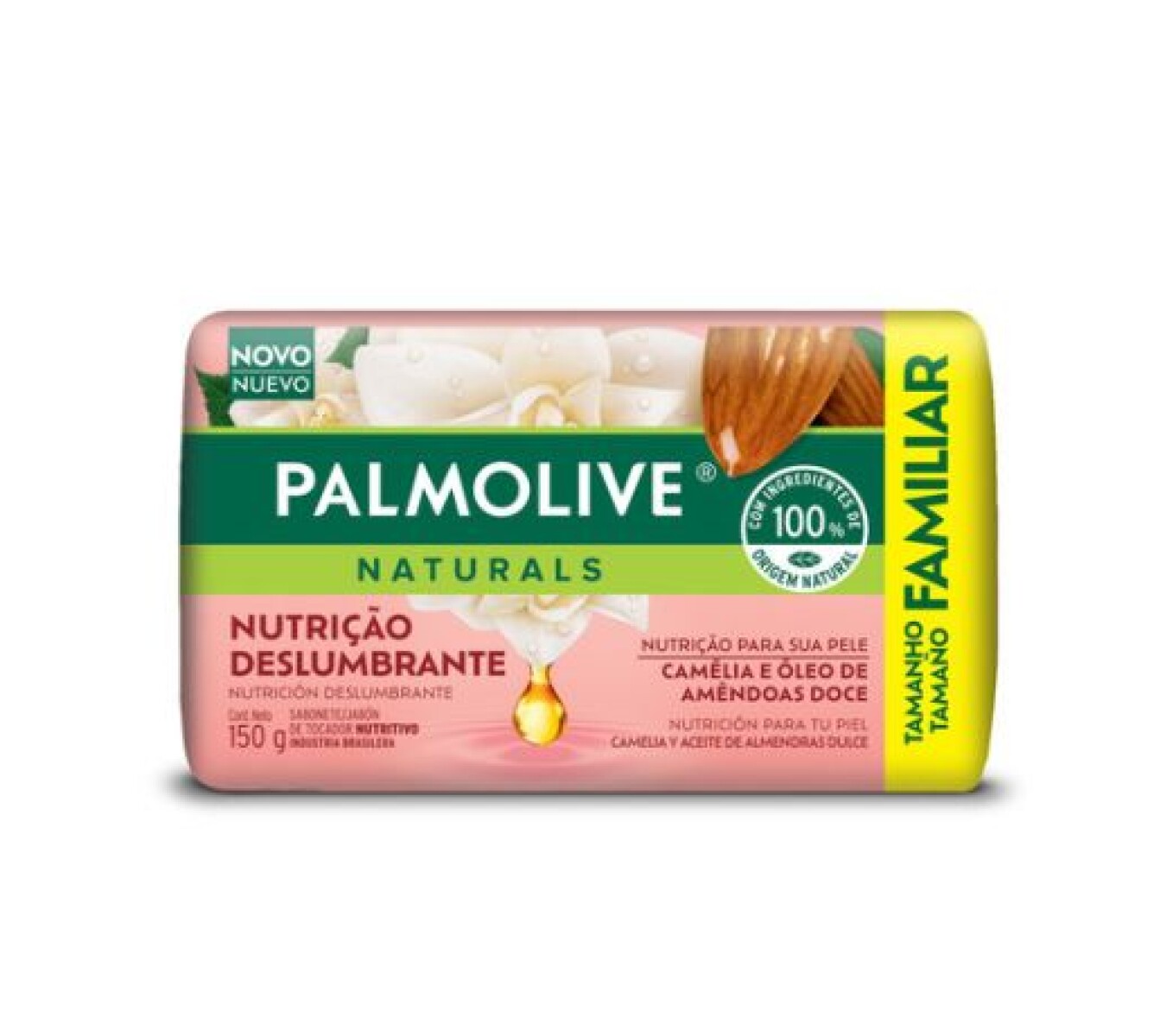 Jabón en Barra Palmolive Camelia y Aceite de Almendras 150g – Nutrición y Cuidado