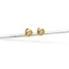 Caravanas Punto de Luz oro- Oro bajo - Piedra Zirconia - CA8180 conpiedra