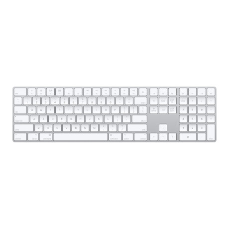 Apple - Teclado Inglés Magic Keyboard MQ052LL/A - Bluetooth. Teclas Multimedia. Teclado Numérico. 001