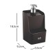 Dispensador de jabón líquido 500 ml NEGRO
