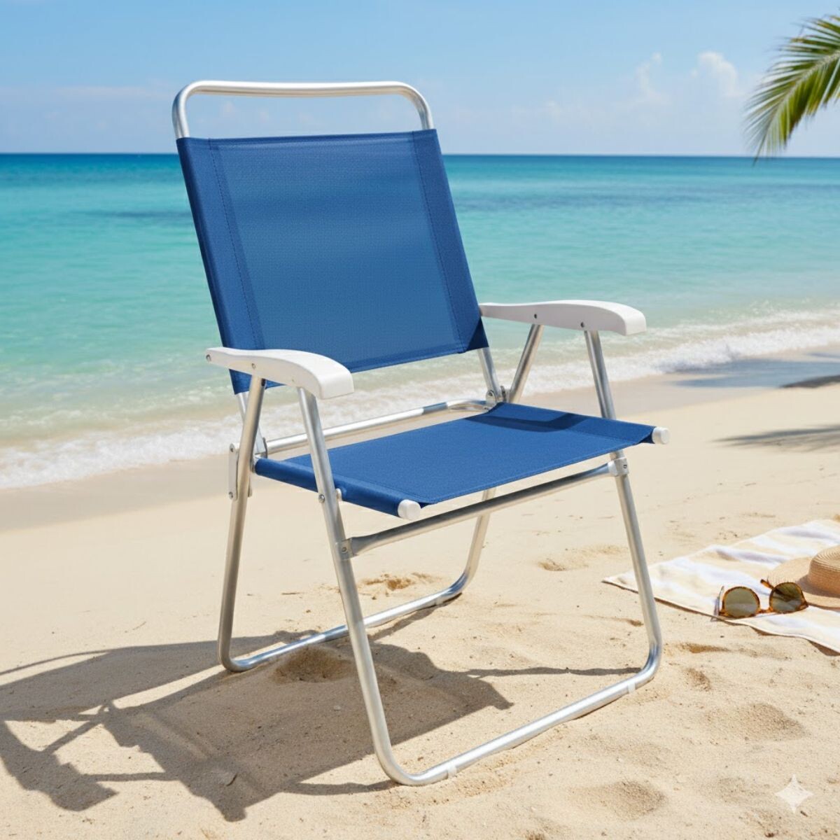 Silla Master Plus Aluminio - AZUL CLARO 