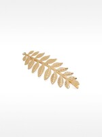 Pinza De Pelo Con Hoja dorado