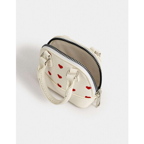 Monedero Formato Cartera Blanco Crudo