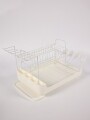 Escurridor De Platos Vajilla Trasera Blanco