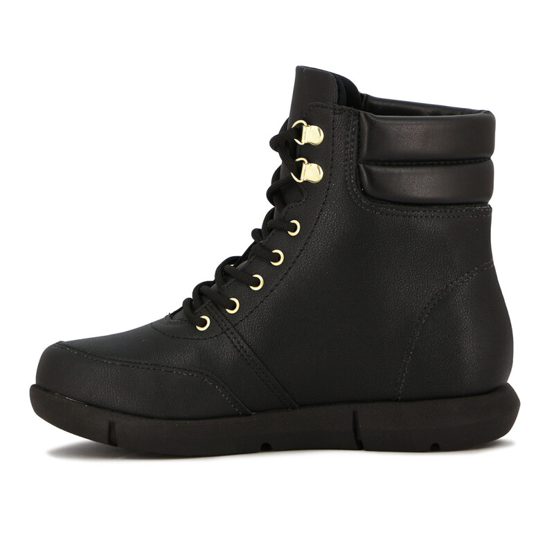 Modare Bota Casual Acordonada Negro