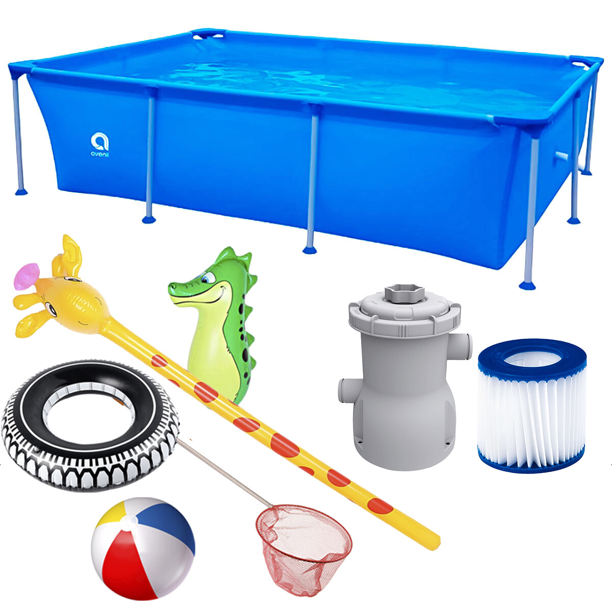 Piscina Jilong 2612 L Estructural 258X179 C/ Filtro 