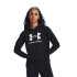 Canguro de Mujer Under Armour Logo Rival Fleece Negro