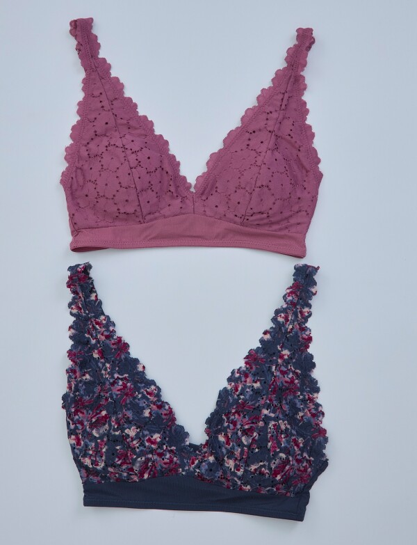 Pack 2 Bralettes AZUL/MULTI