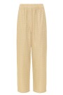 Pantalón Recto Beige