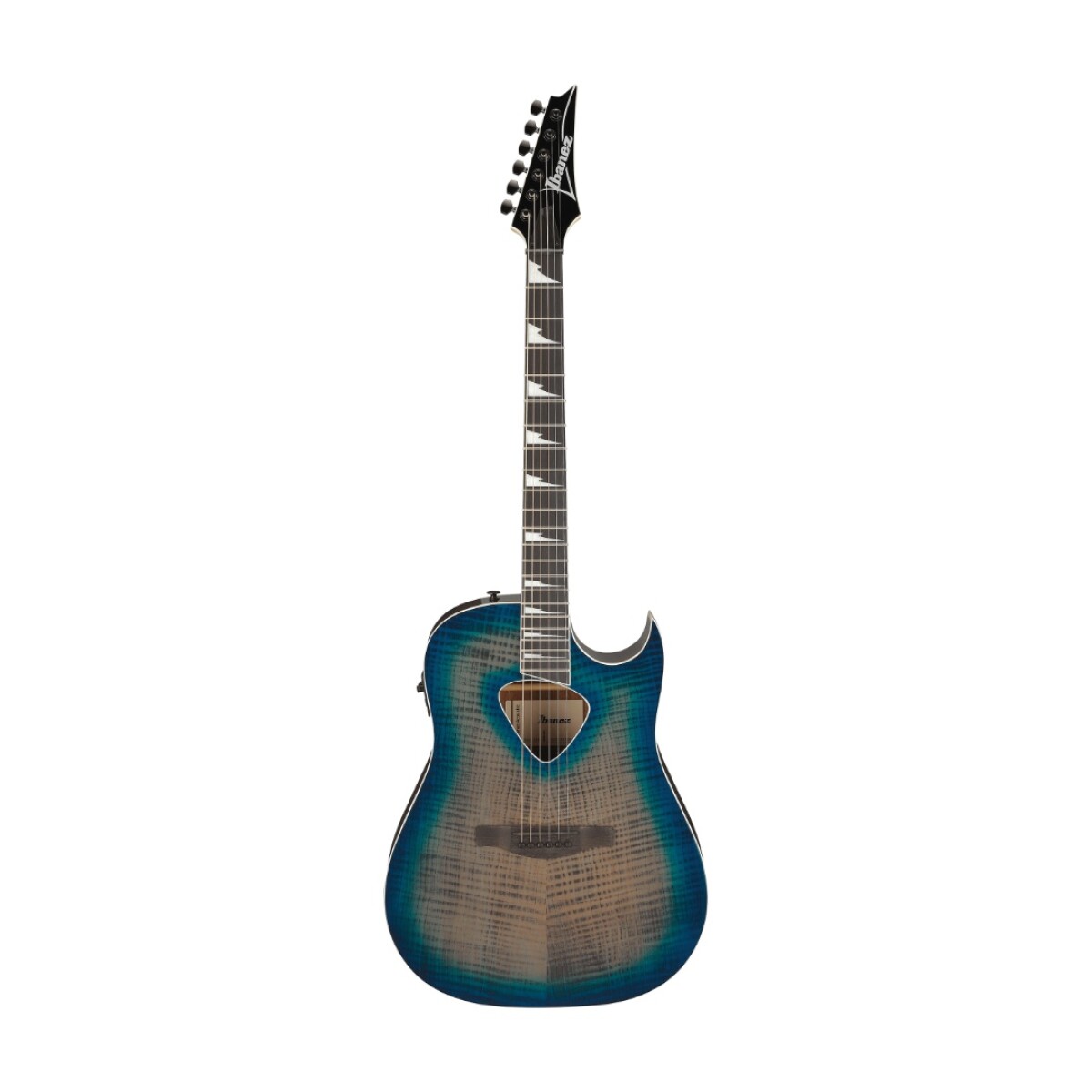 Guitarra Electro Acustica Ibanez Alt50fa-bdb Blue Doom Burst High Gloss 