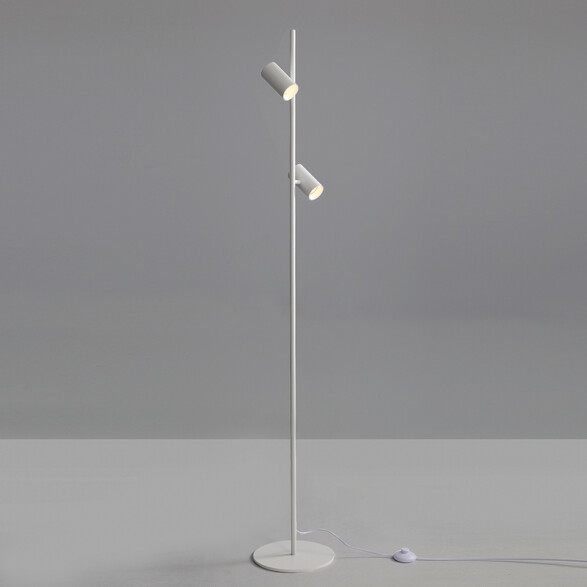 Lámpara de pie blanco 2xGU10 Ø250x1610mm BA0054