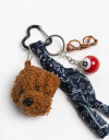 Llavero Cordón Llavero Multicharm Cordon Y Perro Peluche - Combinacion Multicolor
