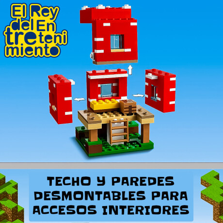 Lego Minecraft 21179 Juego La Casa Champiñón 272pcs Lego Minecraft 21179 Juego La Casa Champiñón 272pcs