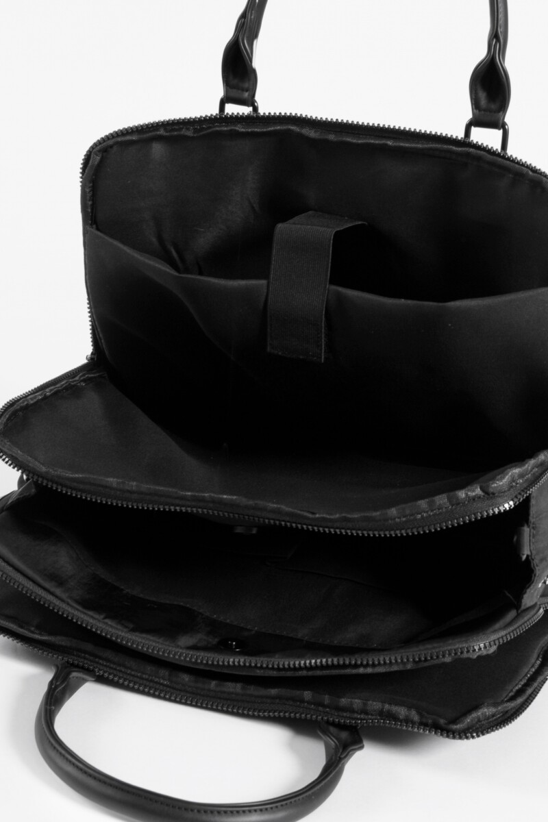 Cartera briefcase porta laptop negro