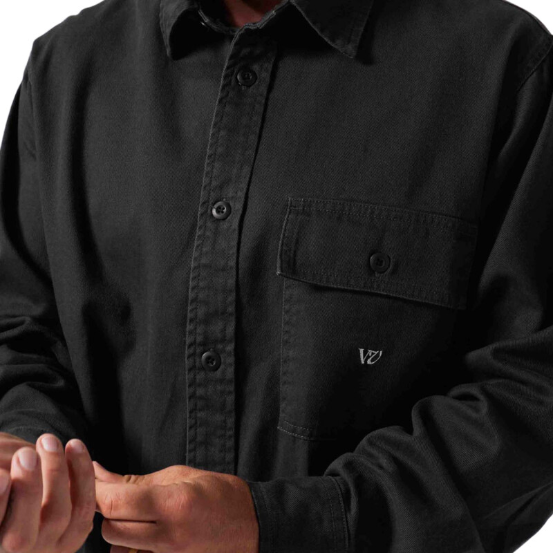 Camisa Rivvia Off Track - Negro Camisa Rivvia Off Track - Negro