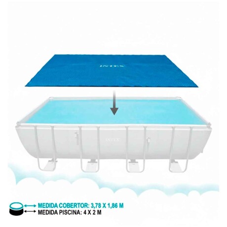 Cobertor Solar Intex Piscina Estructural 400x200 Cm Cobertor Solar Intex Piscina Estructural 400x200 Cm