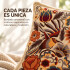Funda de almohadón ZAL bordada artesanal 50 x 50 cm Beige
