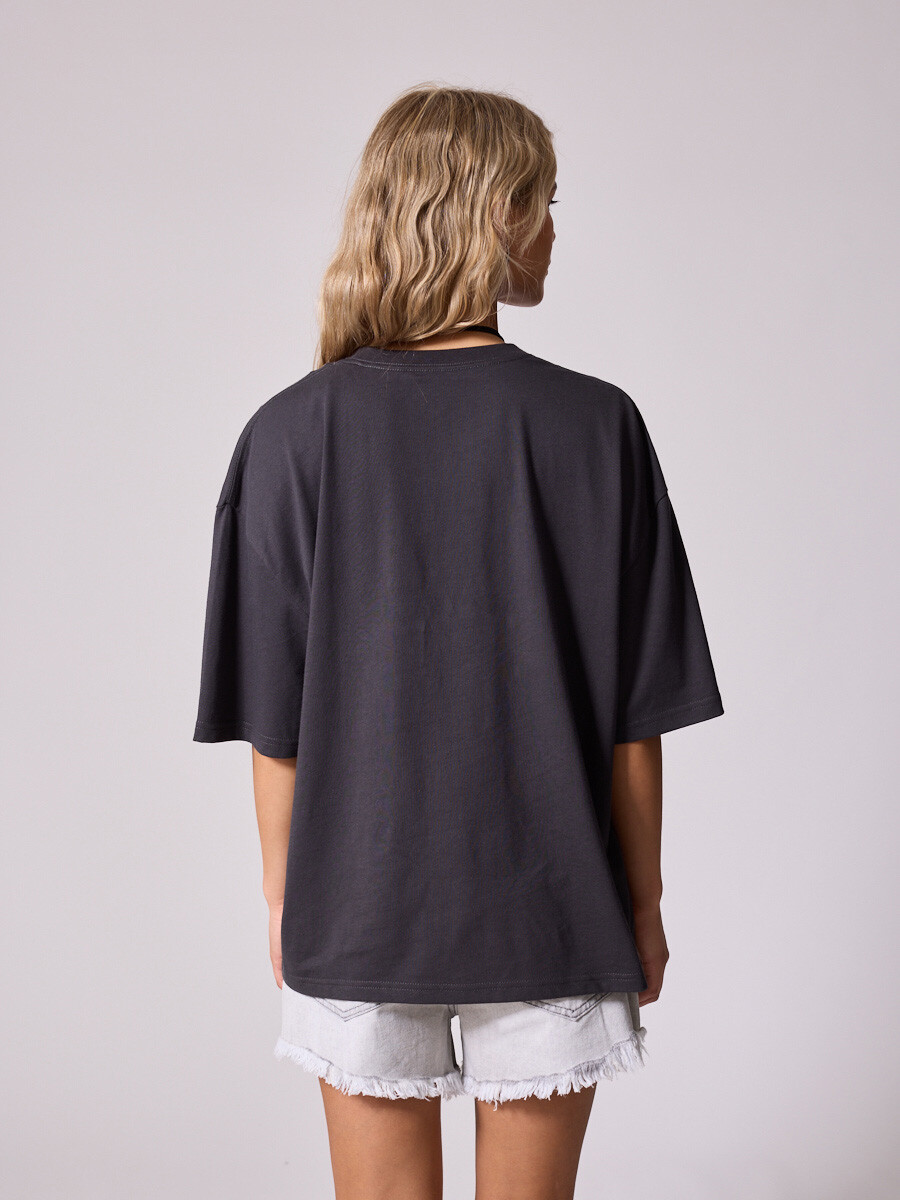 T-SHIRT SERINA DIXIE Gris Oscuro
