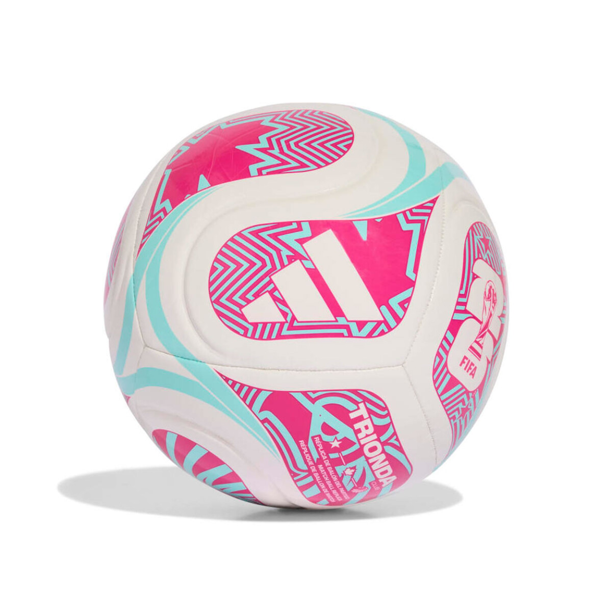 Pelota Adidas Trionda Club Copa Mundial Fifa 26 - Blanco-Rosado 