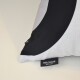 Set x4 funda de almohadones lisa 43 x 43 cm RAYAS NEGRO Y GRIS