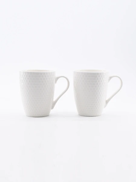 TAZAS SET X2 PANAL BLANCO