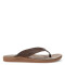 Sandalias de Hombre Freeway Ojota Casual Marrón Habana (Cuero Graso)