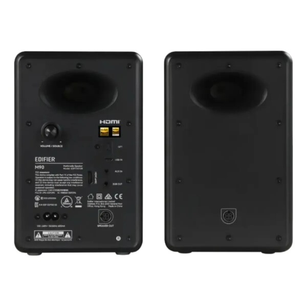 Parlantes 2.0 Edifier M90 100 W Rms Bluetooth 6.0 Hdmi Earc NEGRO