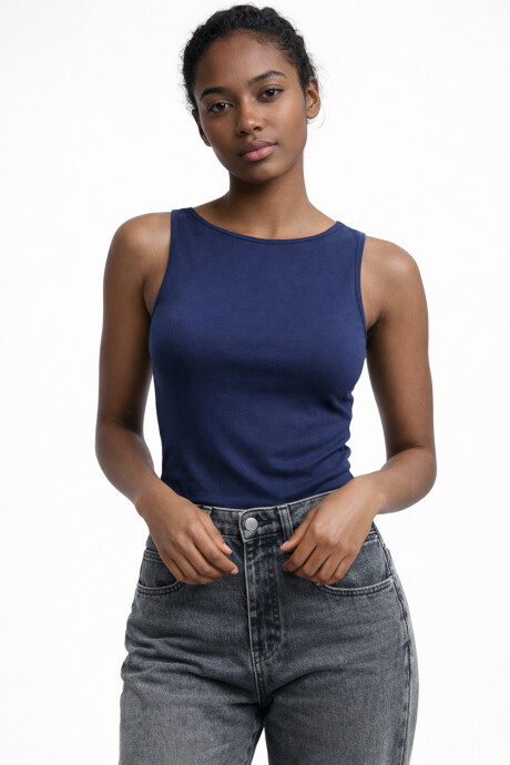 Musculosa Levane Azul Oscuro