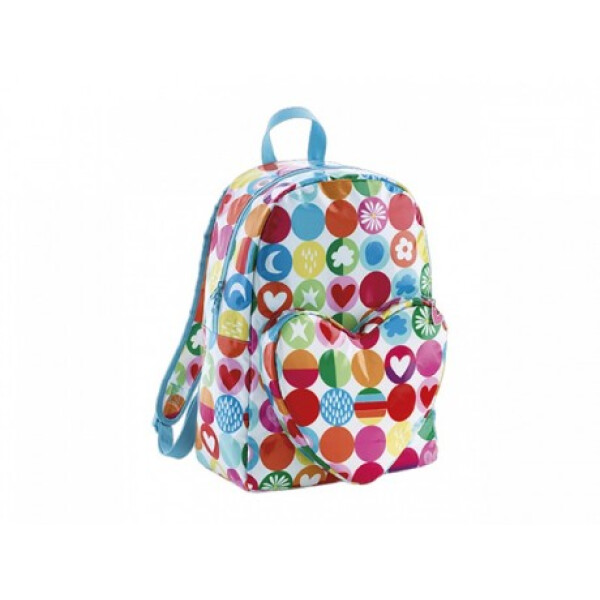 Mochila Iconos con bolsillo corazón Agatha Ruiz de la Prada Única