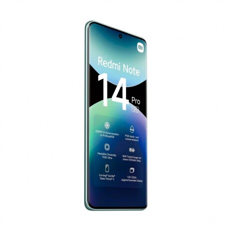 XIAOMI REDMI NOTE 14 PRO 5G 256/8 XIAOMI Redmi Note 14 Pro 5G 6,67' 256GB 8GB RAM Cámara 200Mpx - Coral Green