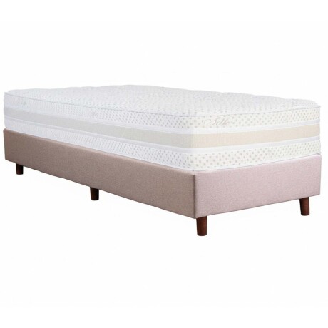 SOMMIER 1 PLAZA Y MEDIA RESORTES POCKET DENSIDAD SIMPHONY