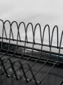 Organización Y Limpieza Escurridor De Platos Un Nivel, Con Bande Negro