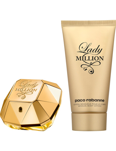 Set perfume Paco Rabanne Lady Million 50ml + Body Lotion 75ml Original Set perfume Paco Rabanne Lady Million 50ml + Body Lotion 75ml Original