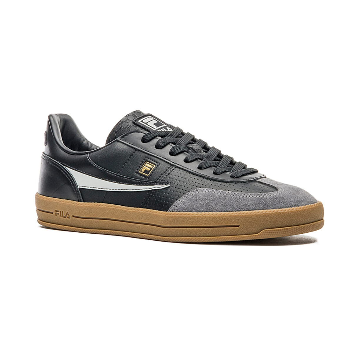 Fila Champion Fx Court 70 Vintage Negro/grafito/gris Vapor Hombre - Negro-grafito 